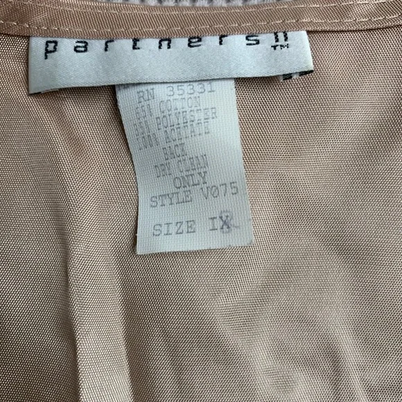 Partners II Vintage 90s Dog Tapestry Vest Multicolor Cotton Blend Size 1X - Picture 3 of 9